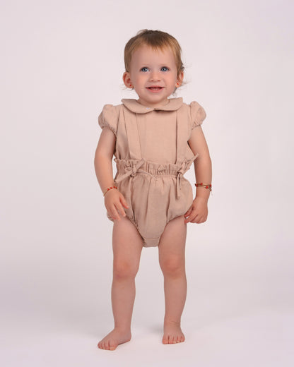 Rompp Textured Baby Girl 2 Pc Set