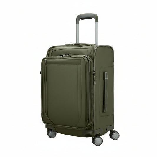 Samsonite Lineate Softside Expandable Luggage with Spinner Wheels (Carry-on, Cedar Green)