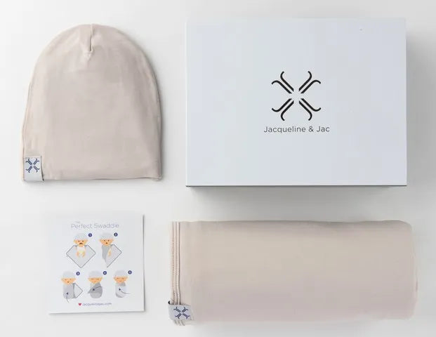 Jacqueline & Jac Beanie & Blanket Set
