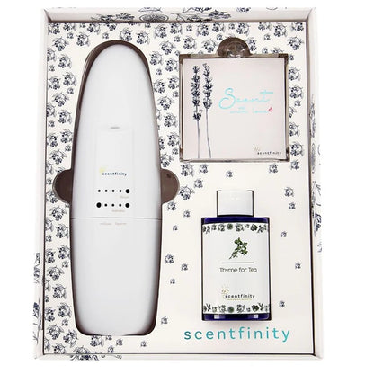 Scentfinity Junior Plug-in Scent Diffuser Combo Gift Box (Bluetooth, Thyme for Tea)