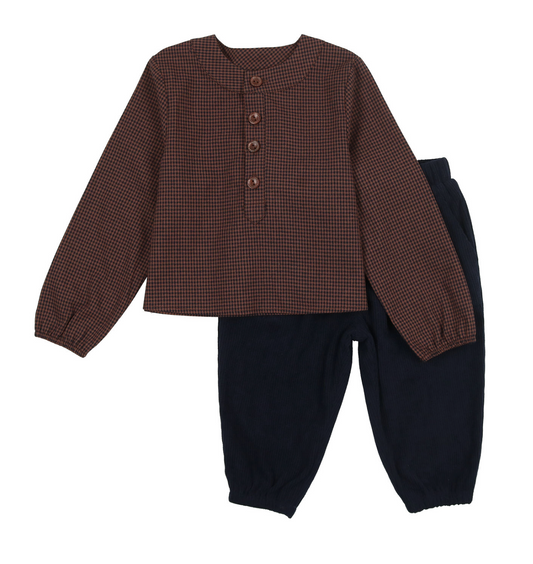 Jolie Gingham Boy Set