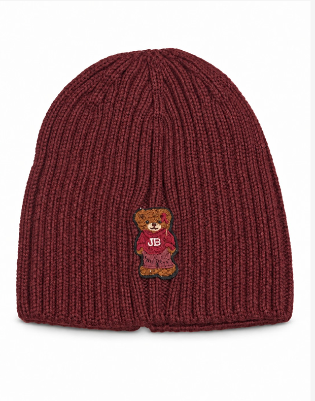 JellyBean Teddy Bear Knit Beanie
