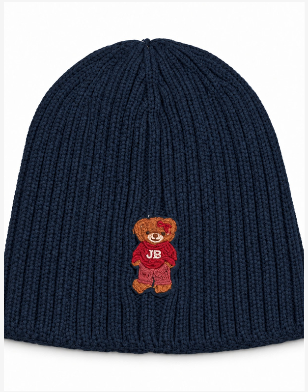 JellyBean Teddy Bear Knit Beanie