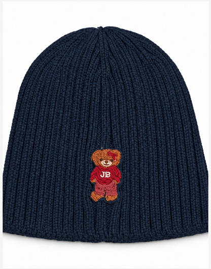 JellyBean Teddy Bear Knit Beanie