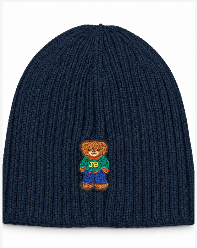 JellyBean Teddy Bear Knit Beanie