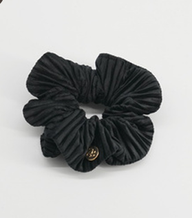 JellyBean Crinkle Velour Scrunchy