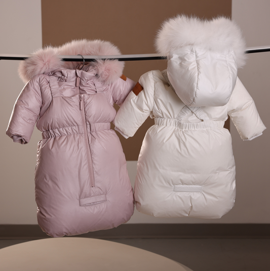 Mantel Padded Jacket W/ Zipper Gathered Overall