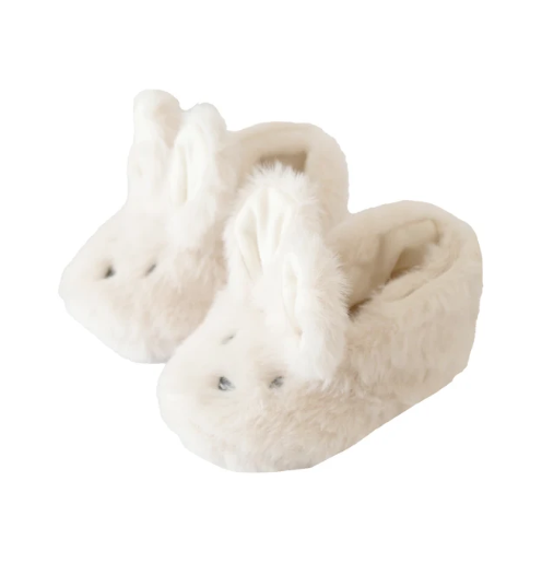 Alimrose Luxe Bunny Booties (Ivory)