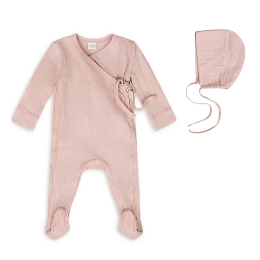 Daisy Pointele Footie & Hat (girl)