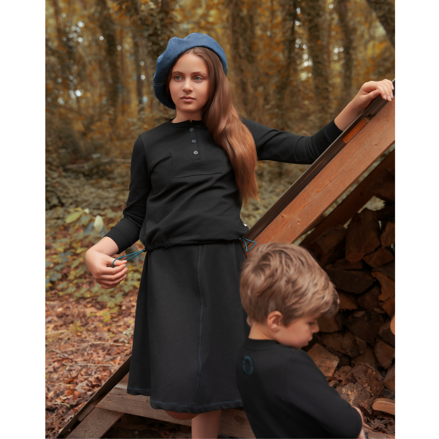 Bondoux Teal Detail Preteen Set