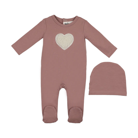 Maniere Sherpa Heart 3pc Set