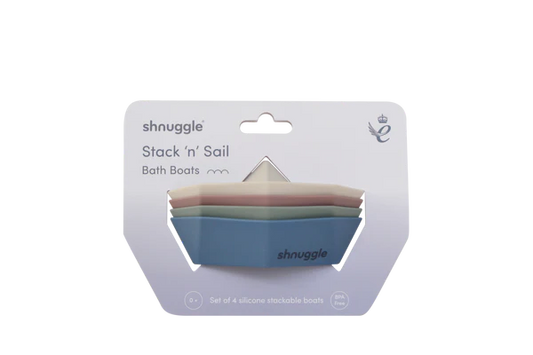 Shnuggle Stack & Sail Bath Boat Toys