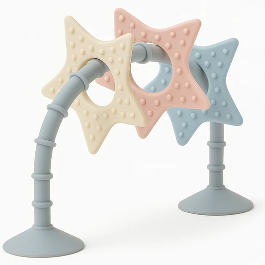 Shnuggle Stick 'n' Play Sensory Star Toy & Teether