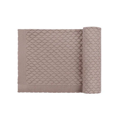 Loom Stitch Diamond Pointelle Blanket (girl)