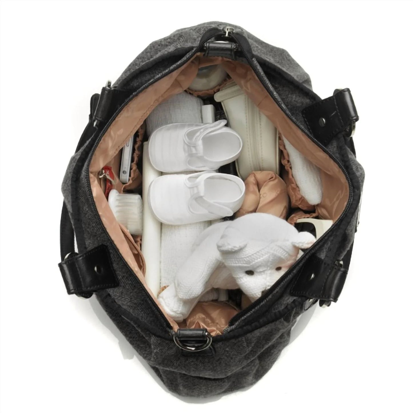 StorkSak Olivia Nylon Diaper Bag