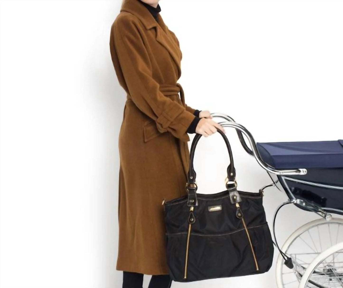 StorkSak Olivia Nylon Diaper Bag