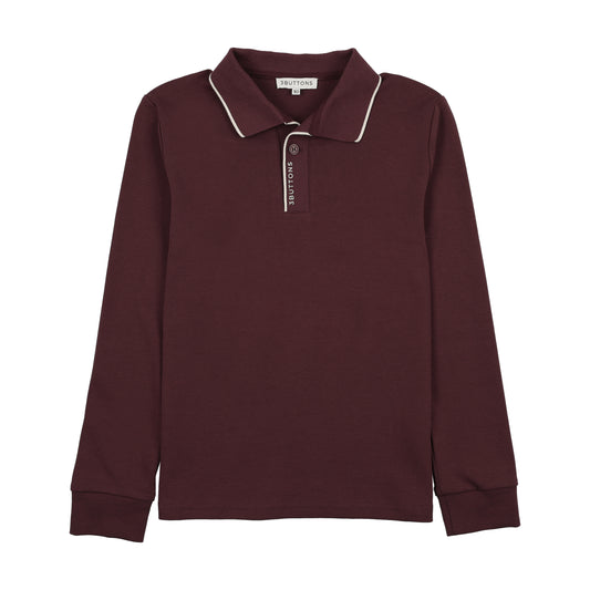 3 Buttons Stripe Edge Polo (aw26/27)