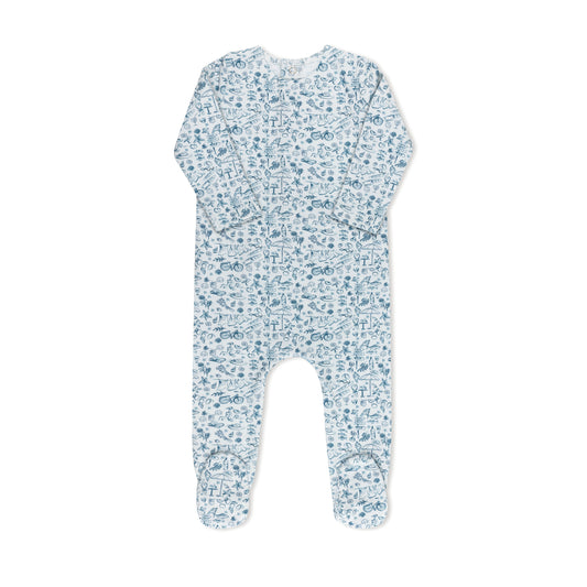 Tricot Summer Print Footie
