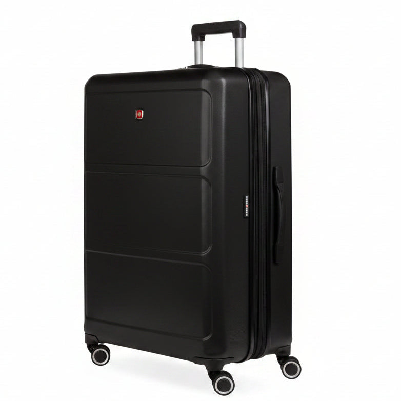 SwissGear 8090 Hardside Expandable Luggage with Spinner Wheels (28-Inch, Black)