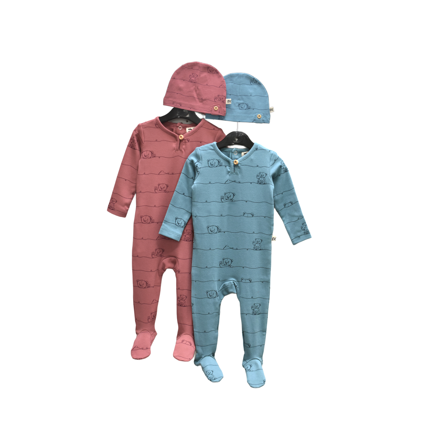 Buckingham Bear Wave Footie