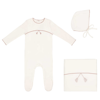 Mini Label Mini Embroidered Tassle 3pc Set