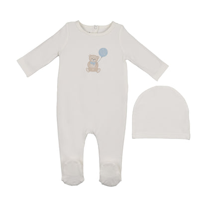 Maniere Teddy Printed 3pc Set