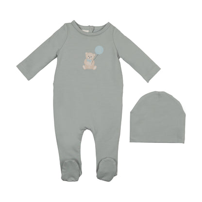 Maniere Teddy Printed 3pc Set