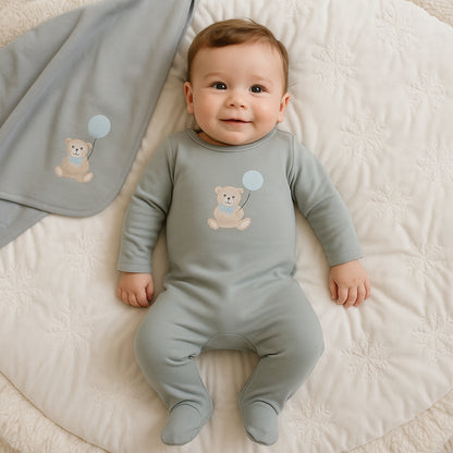 Maniere Teddy Printed 3pc Set