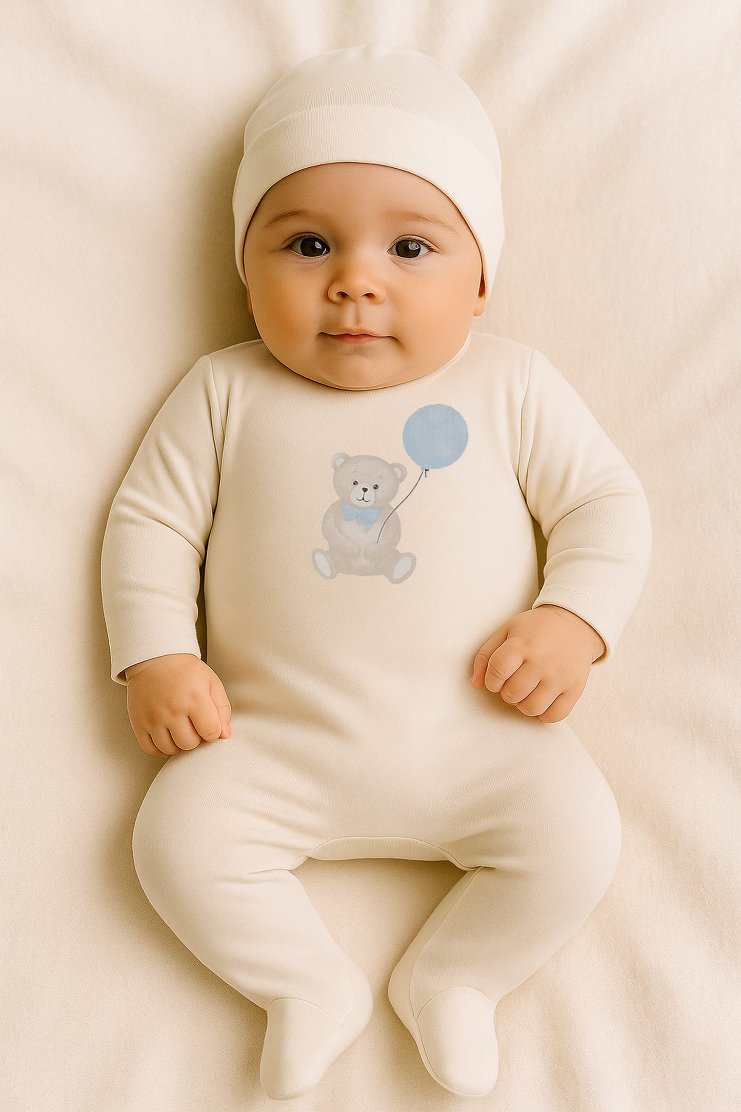 Maniere Teddy Printed 3pc Set