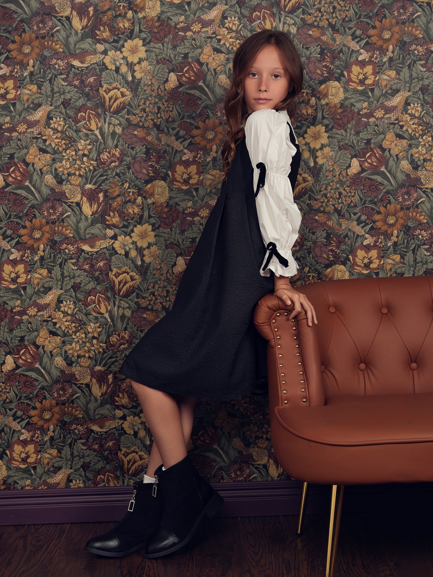 Teela Brocade Dress