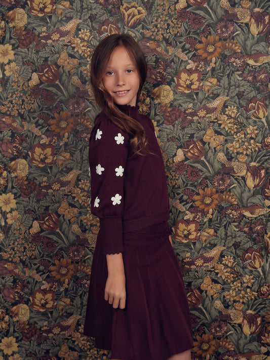 Teela Knit Floral Set
