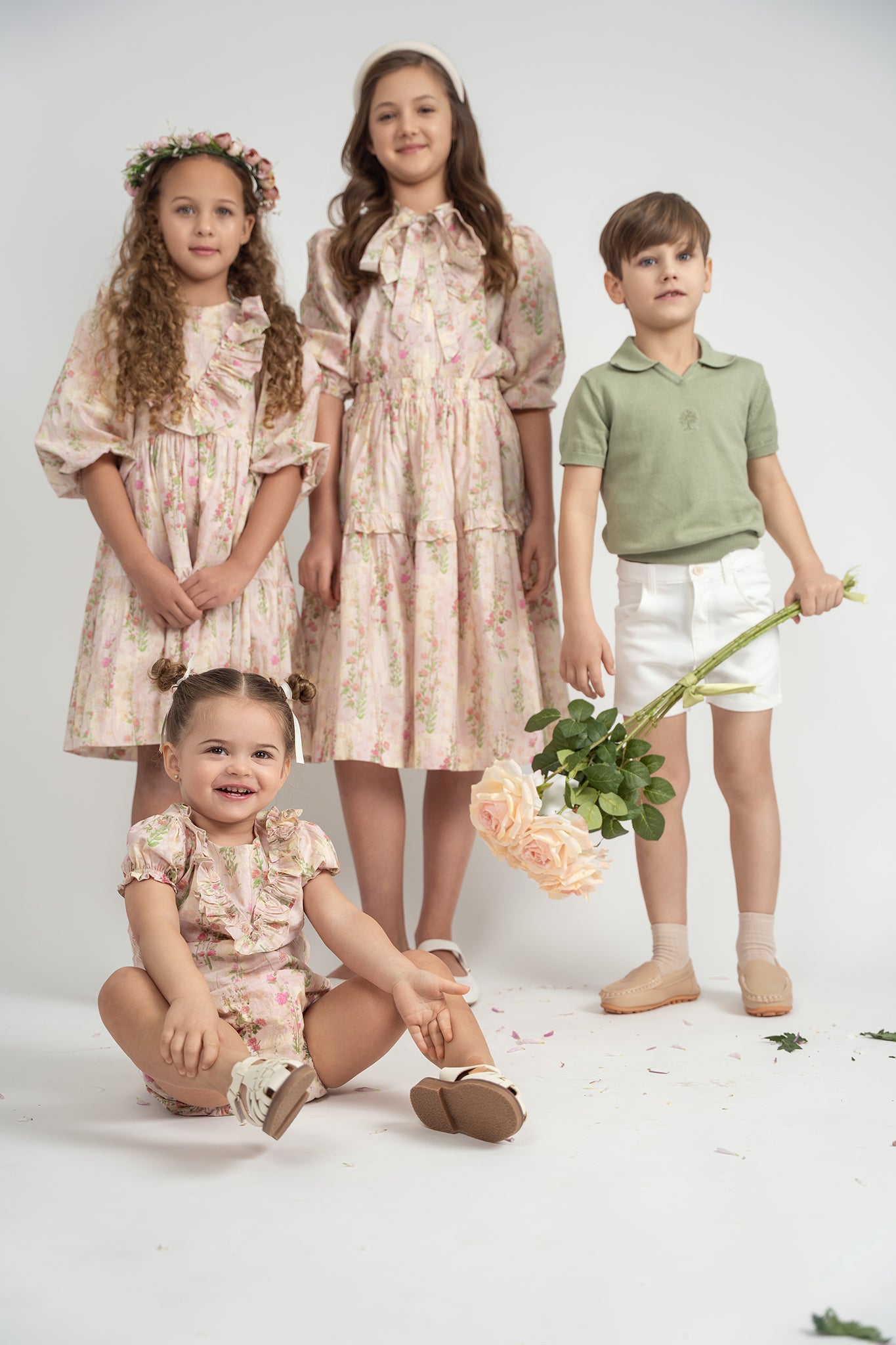 Teela Green Knit Baby Boy Set