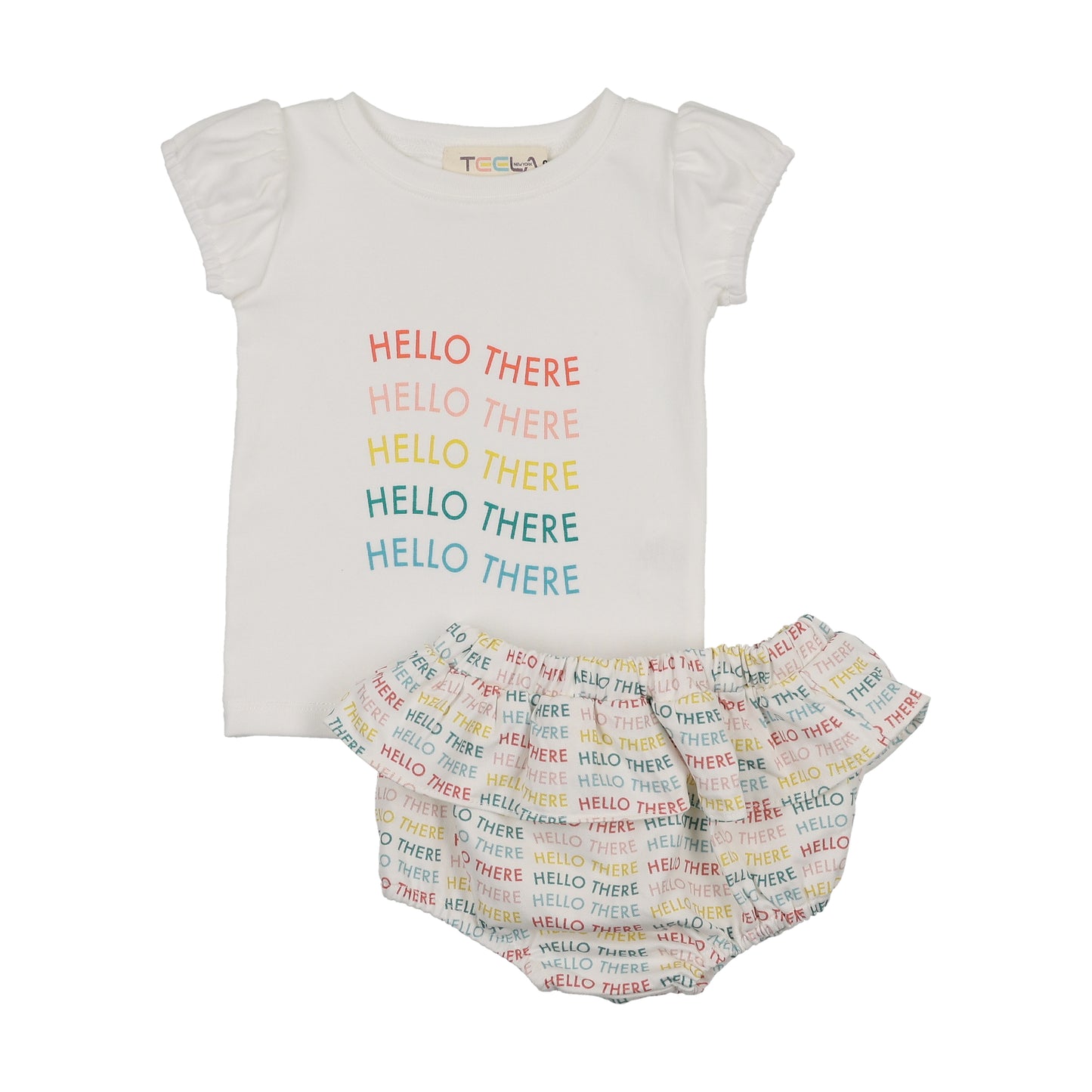 Teela Hello There Baby Girl Set