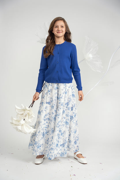 Teela Toile Smocked Skirt