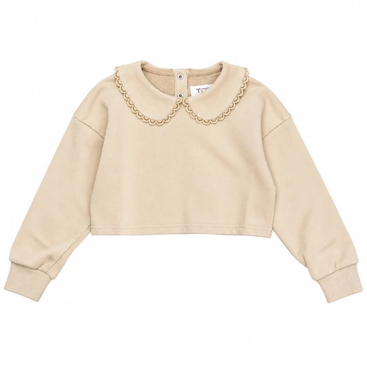 Teela Twill Girl Sweatshirt