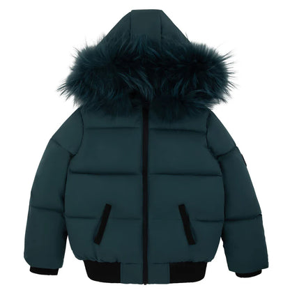Bondoux Textured 'B' Jacket (Girl)