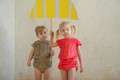 Bondoux Terry Piping 2pc Set