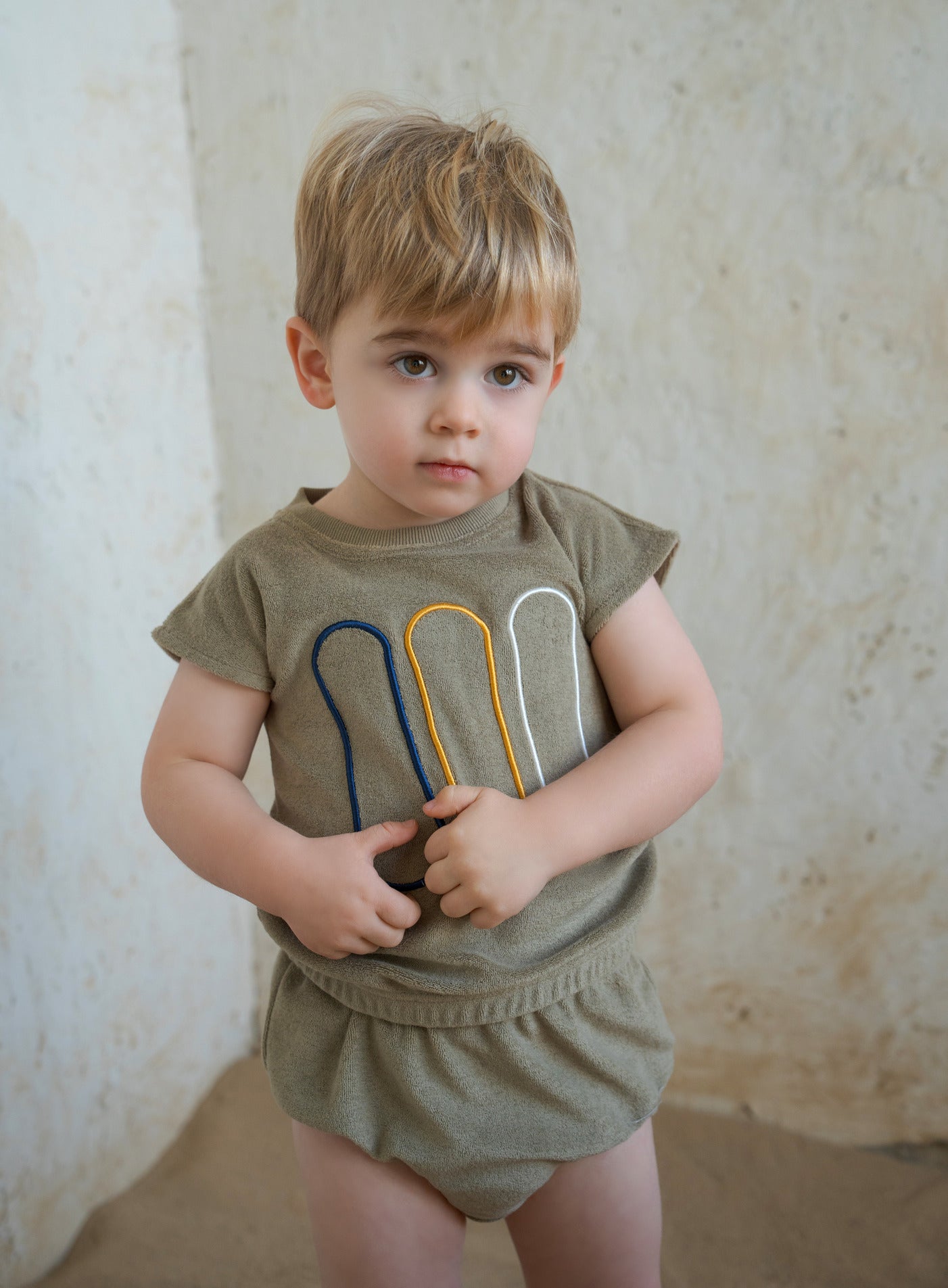 Bondoux Terry Piping 2pc Set