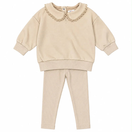Teela Twill Baby Sweater Set