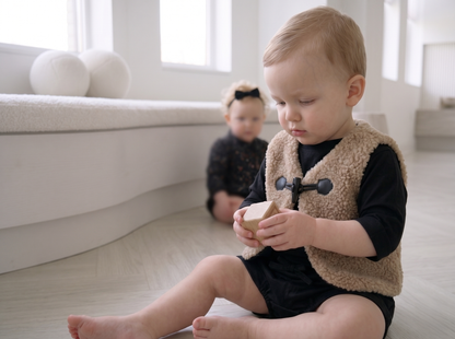 Tiny Too Black Baby Twill Bloomer