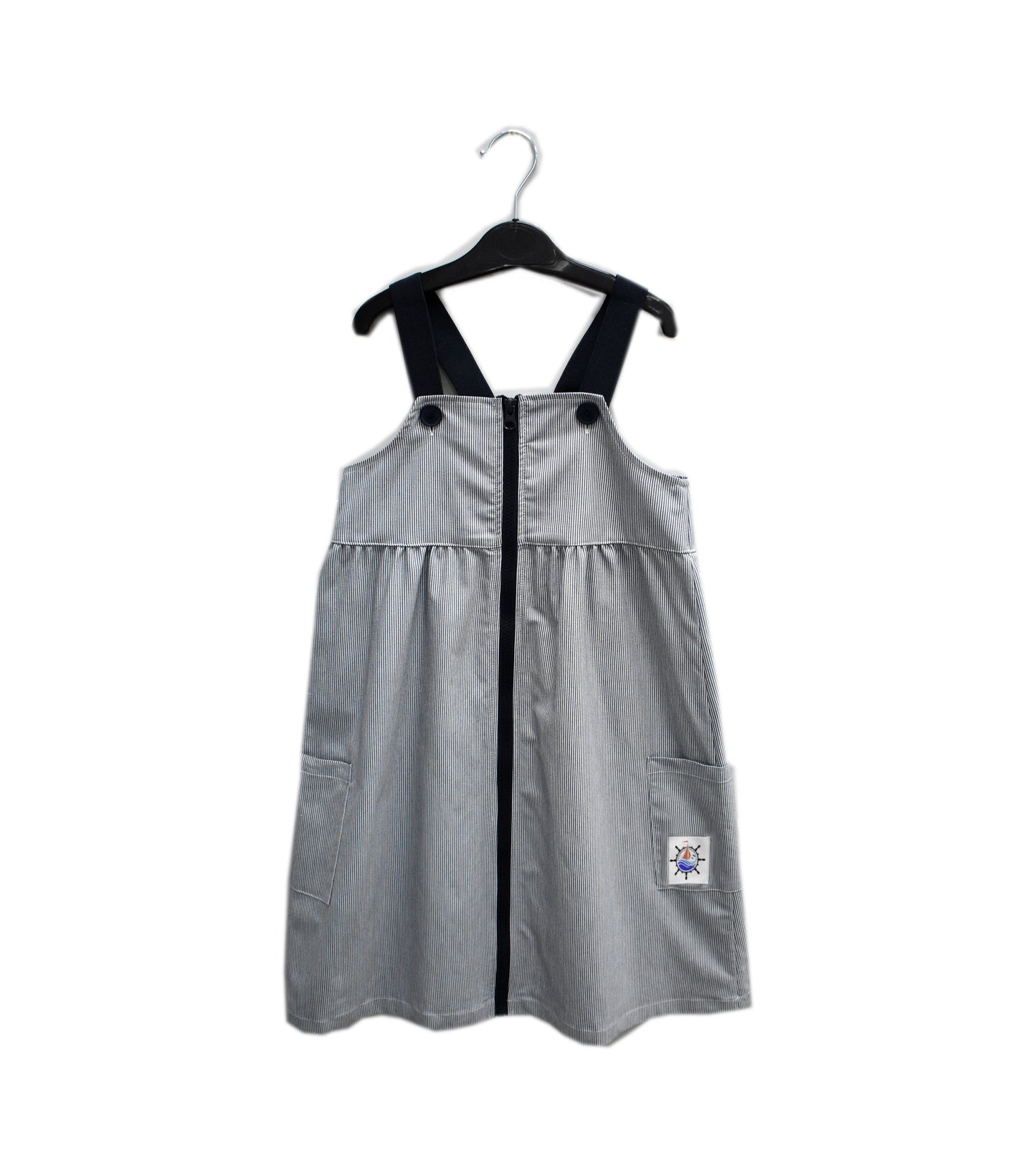 Buckingham Twill Stripe Pinafore