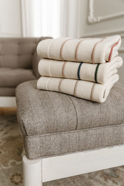 Domani Home Bande Blanket Linen