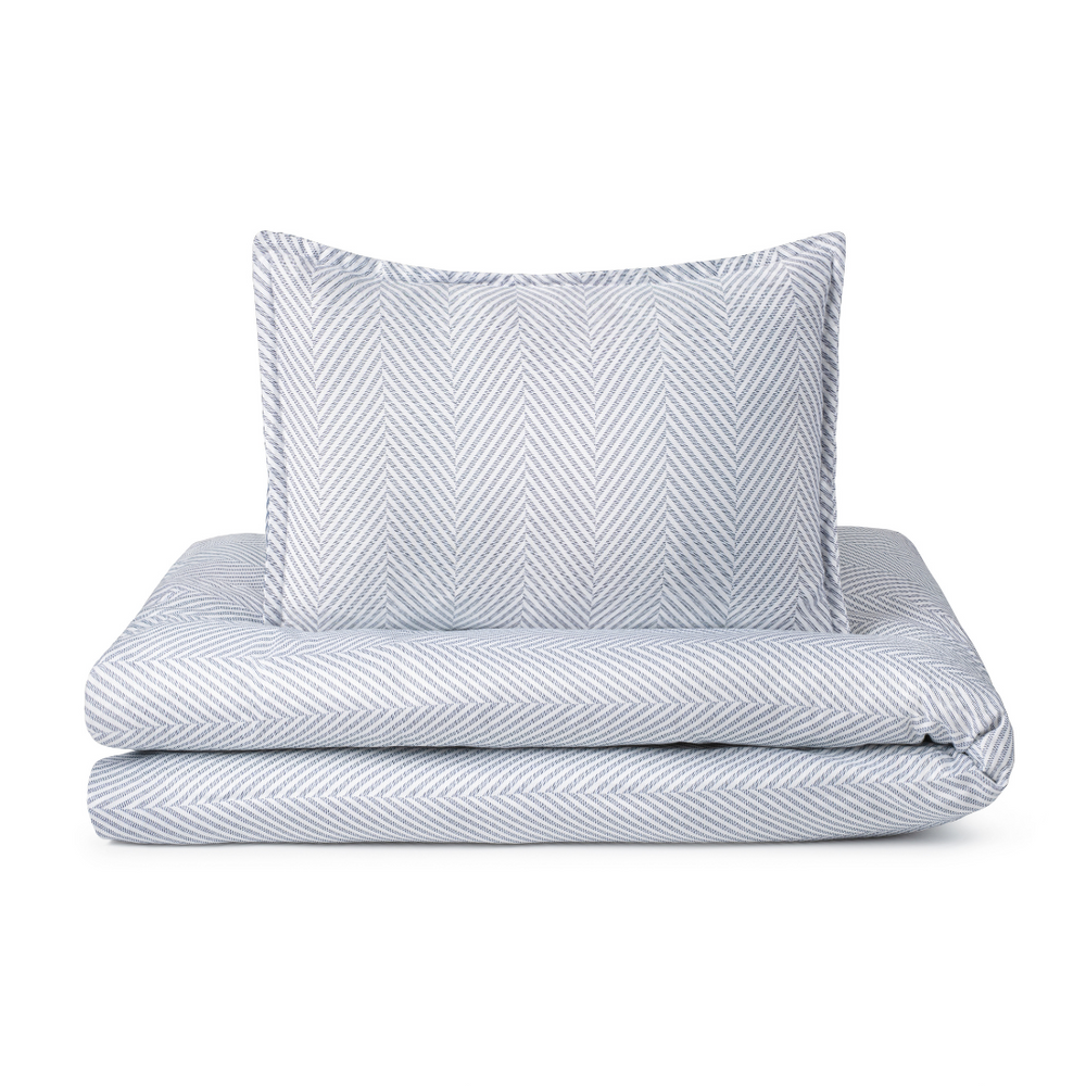 Domani Home Leze Blue Crib And Toddler Duvet