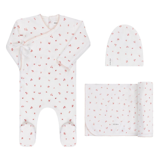 Ely's & Co Velour Cluster Flower 3pc Set
