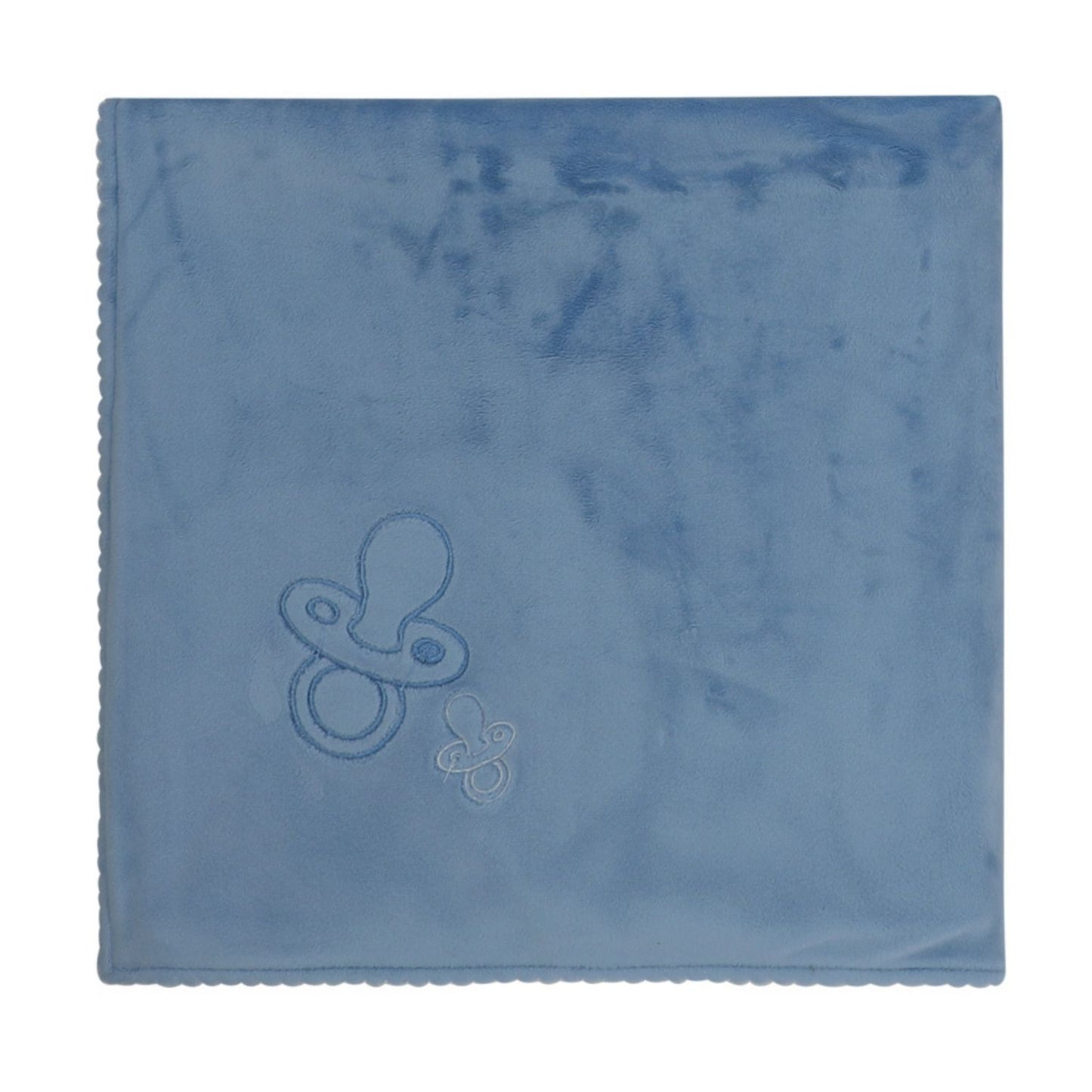 Bondoux Velour Paci Embroidered Blanket