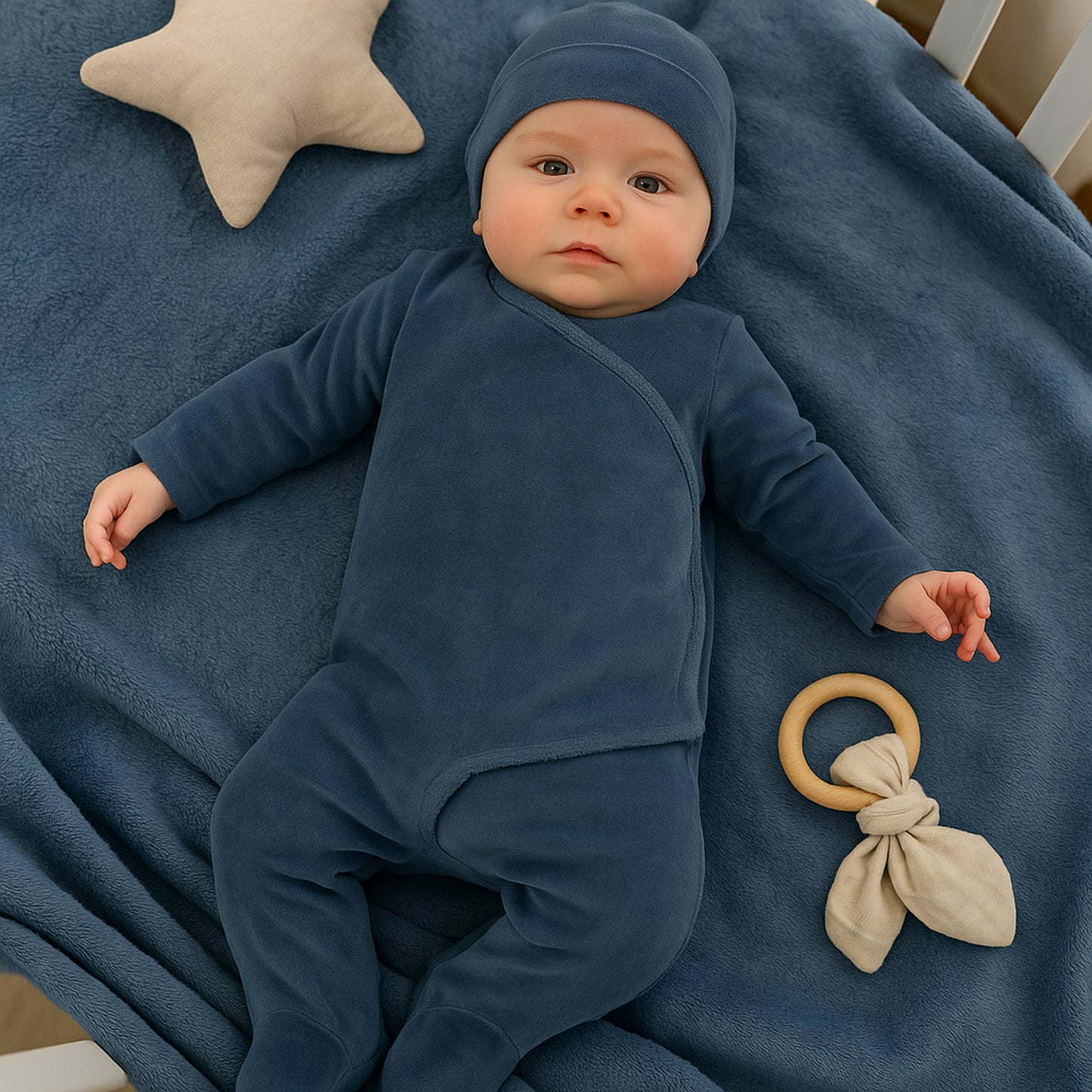 Maniere Velour Wrap Boys 3pc Set
