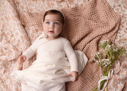 Mini Label Classic Velour Kimono Set