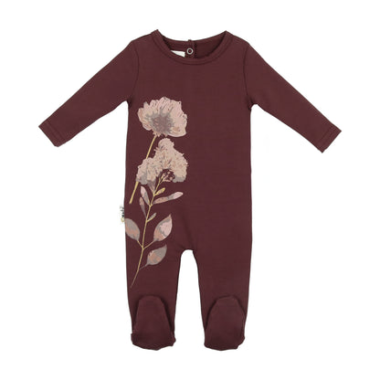 Maniere Watercolor Floral Footie
