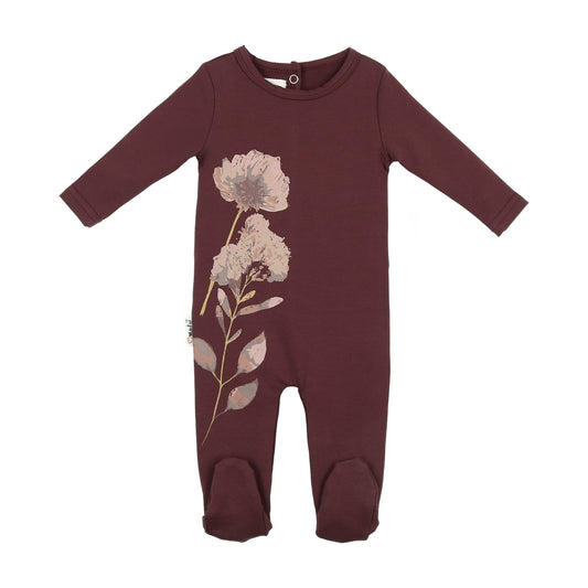 Maniere Watercolor Floral Footie