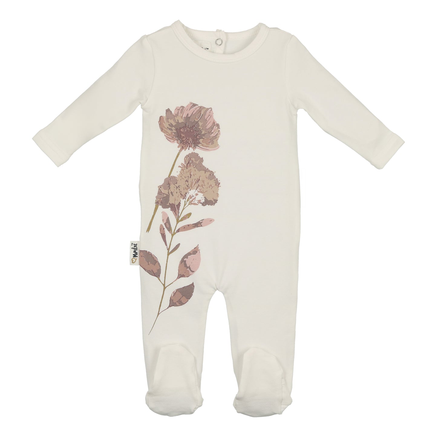 Maniere Watercolor Floral Footie
